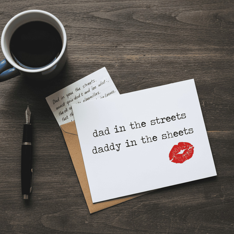Witty Double Entendre Father's Day Greeting Card for Dad