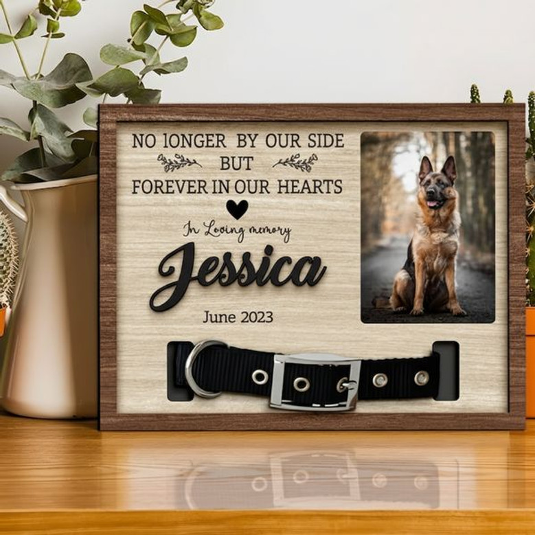 Forever Near Dog Collar Holder Layer Wood Sign Forever Near Dog Collar Holder Layer Wood Sign