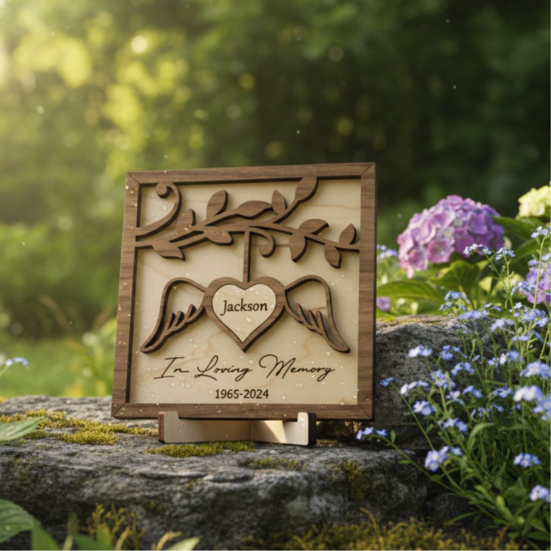 In Loving Memory Layer Wood Sign Memorial Wedding Decor