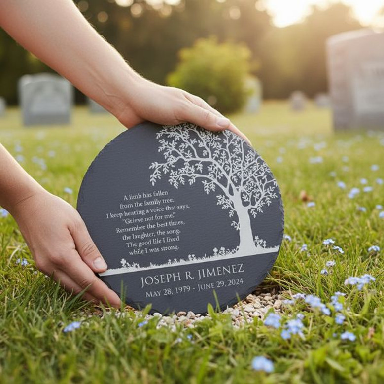 A Limb Has Fallen Memorial Garden Stone Soulful Tribute Gift