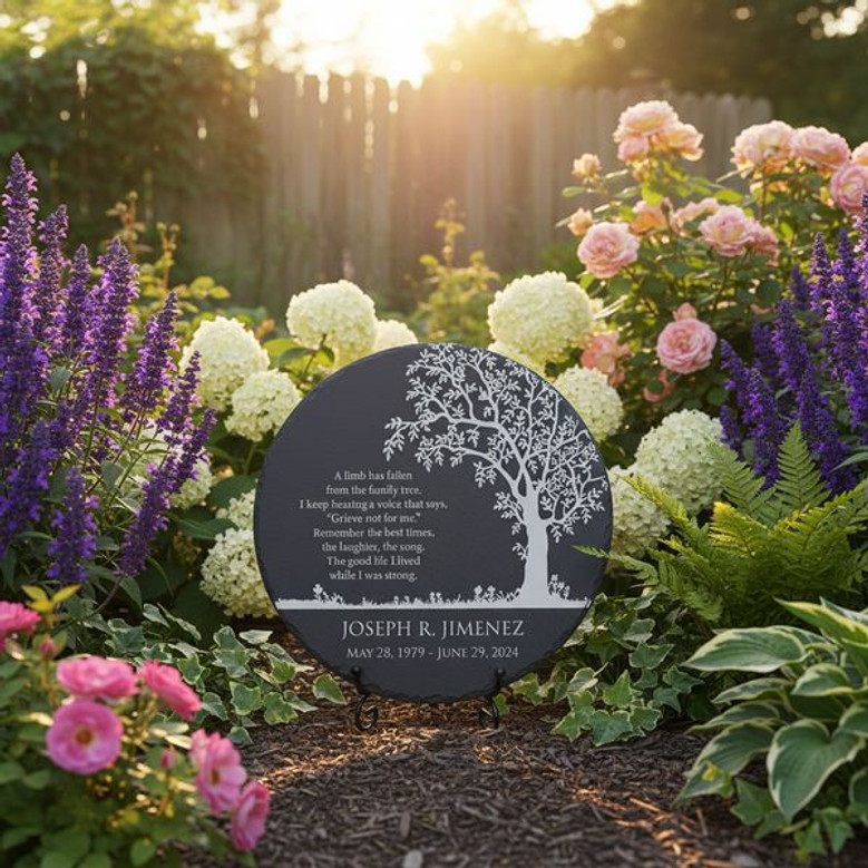 A Limb Has Fallen Memorial Garden Stone Soulful Tribute Gift