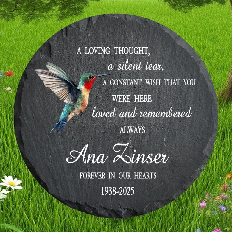 A Silent Tear Memorial Garden Stone Heartfelt Slate Remembrance A Silent Tear Memorial Garden Stone Heartfelt Slate Remembrance