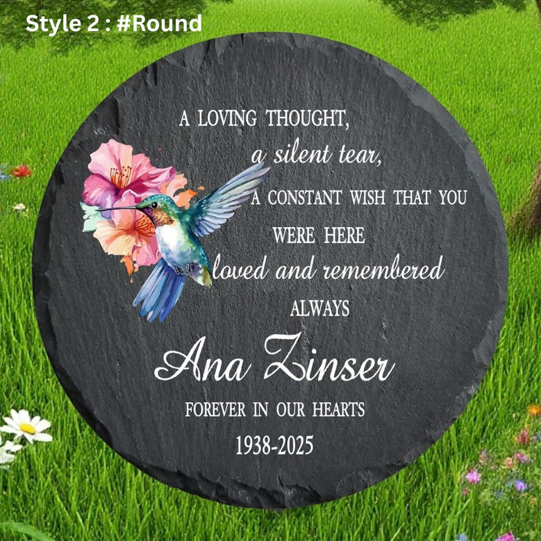 A Silent Tear Memorial Garden Stone Heartfelt Slate Remembrance A Silent Tear Memorial Garden Stone Heartfelt Slate Remembrance
