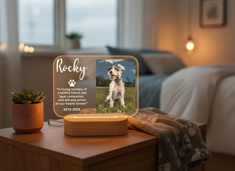 Forever Glow Personalized Pet Memorial Night Light Tribute Forever Glow Personalized Pet Memorial Night Light Tribute