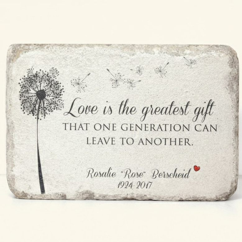 Forever in Bloom Personalized Memorial Garden Stone Tribute Forever in Bloom Personalized Memorial Garden Stone Tribute