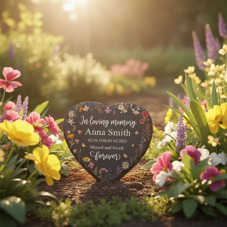 Honor Mom and Dad with Custom Memorial Garden Stone