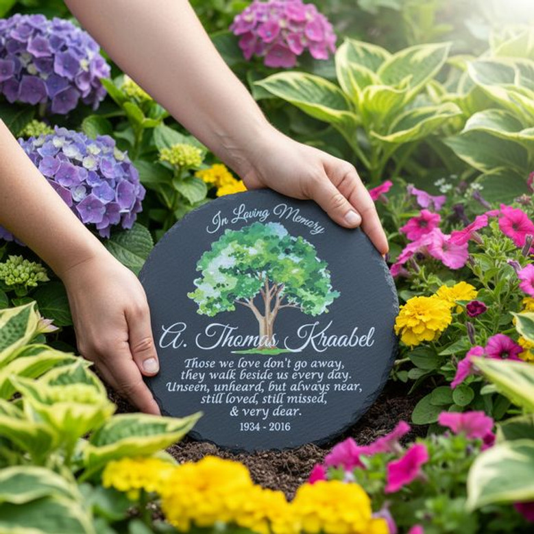 In Loving Memory Custom Memorial Garden Stone Sympathy Gift In Loving Memory Custom Memorial Garden Stone Sympathy Gift