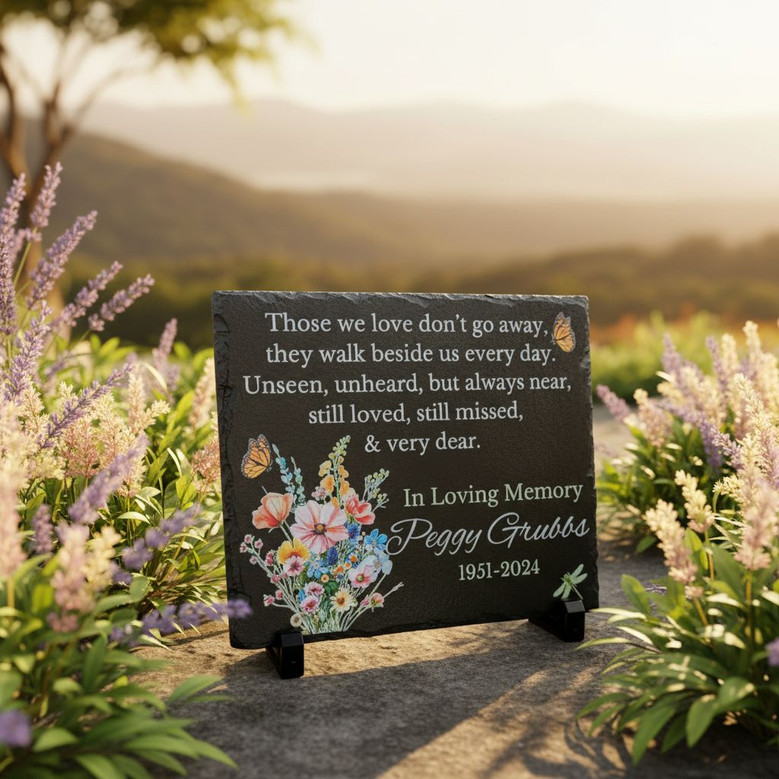 In Loving Memory Custom Memorial Garden Stone Sympathy Gift In Loving Memory Custom Memorial Garden Stone Sympathy Gift