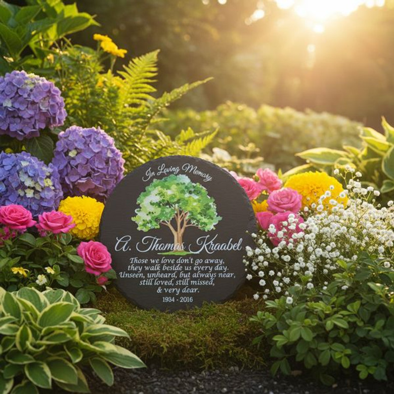 In Loving Memory Custom Memorial Garden Stone Sympathy Gift In Loving Memory Custom Memorial Garden Stone Sympathy Gift