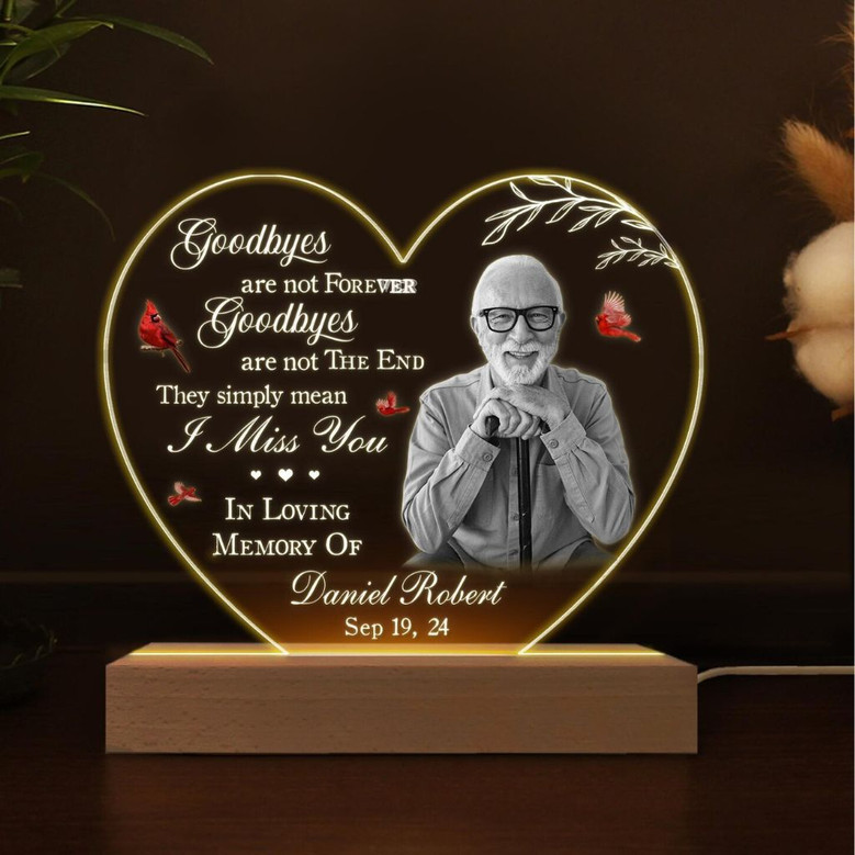 In Loving Memory Photo Night Light Tribute for Mom and Dad In Loving Memory Photo Night Light Tribute for Mom and Dad