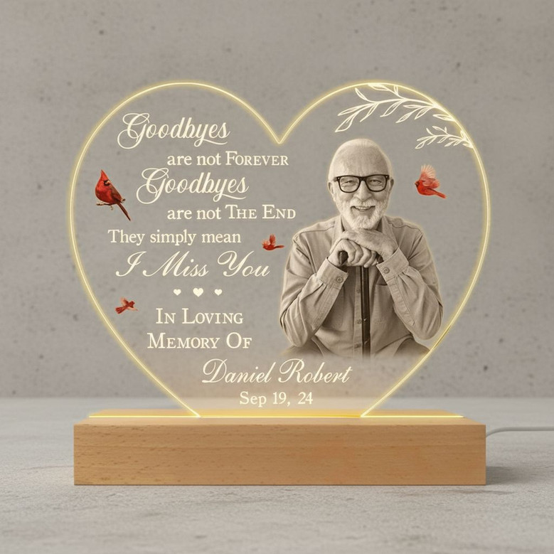 In Loving Memory Photo Night Light Tribute for Mom and Dad In Loving Memory Photo Night Light Tribute for Mom and Dad