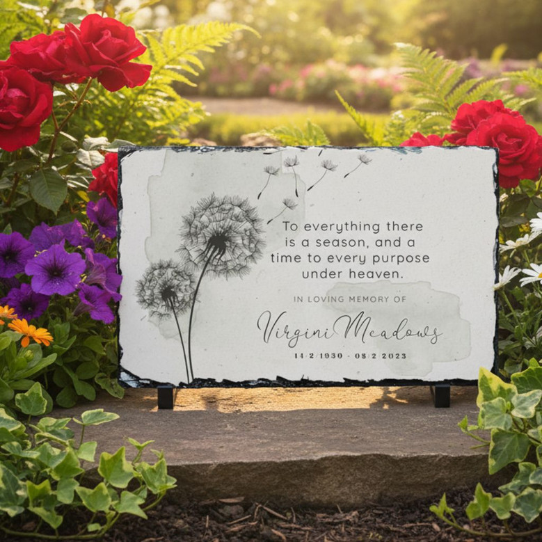 Memorial Garden Stone Custom In Loving Memory Sympathy Tribute Memorial Garden Stone Custom In Loving Memory Sympathy Tribute