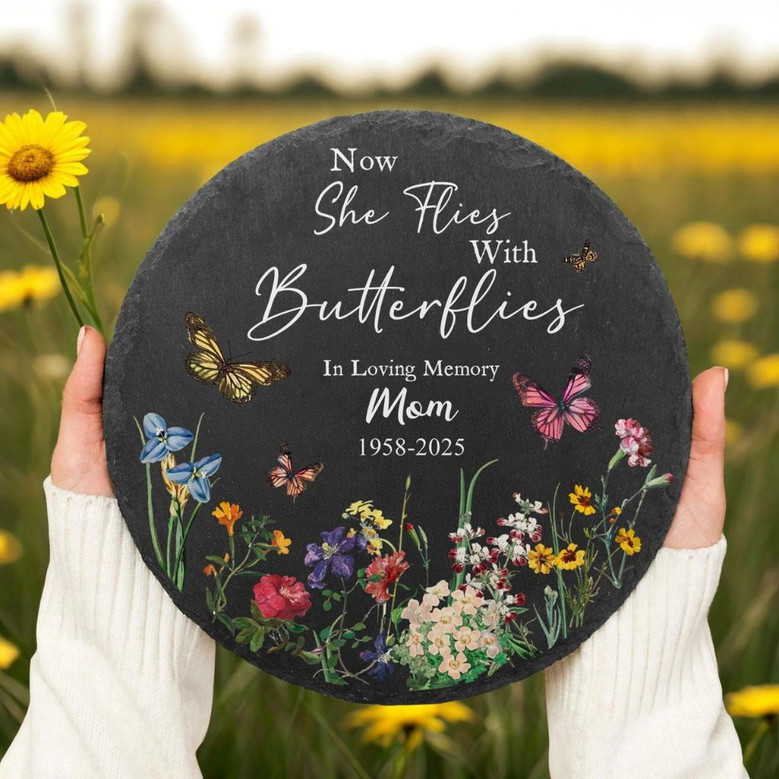 Mom Healing Legacy Memorial Garden Stone Personalized Slate Gift Mom Healing Legacy Memorial Garden Stone Personalized Slate Gift