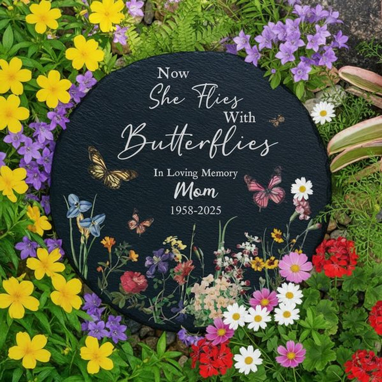 Mom Healing Legacy Memorial Garden Stone Personalized Slate Gift Mom Healing Legacy Memorial Garden Stone Personalized Slate Gift