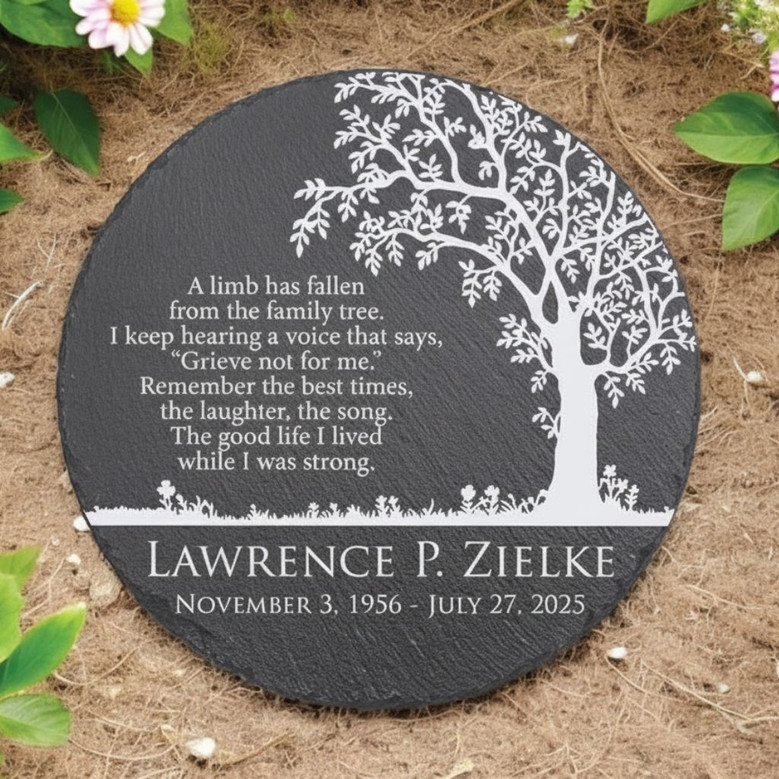 Rooted in Love Tree of Life Memorial Garden Stone