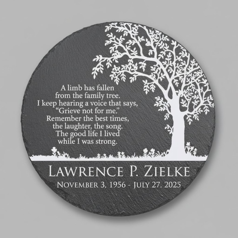 Rooted in Love Tree of Life Memorial Garden Stone