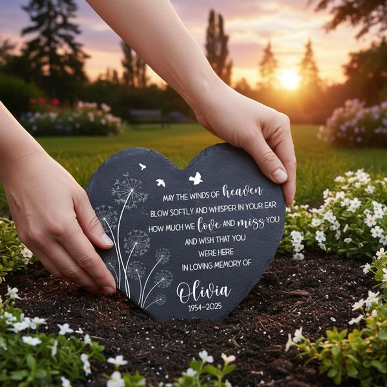 Winds of Heaven Memorial Garden Stone Eternal Remembrance Gift Winds of Heaven Memorial Garden Stone Eternal Remembrance Gift