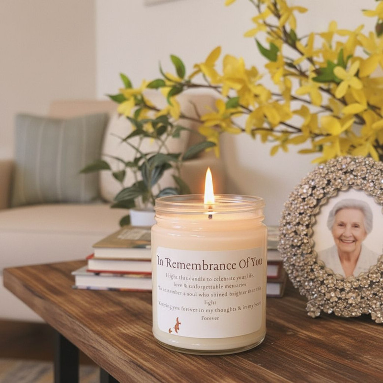 A Light to Remember 9oz Soy Wax Candle Memorial and Sympathy A Light to Remember 9oz Soy Wax Candle Memorial and Sympathy
