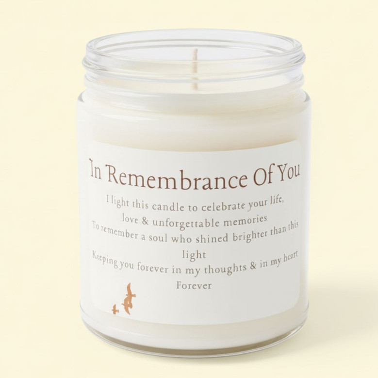 A Light to Remember 9oz Soy Wax Candle Memorial and Sympathy A Light to Remember 9oz Soy Wax Candle Memorial and Sympathy