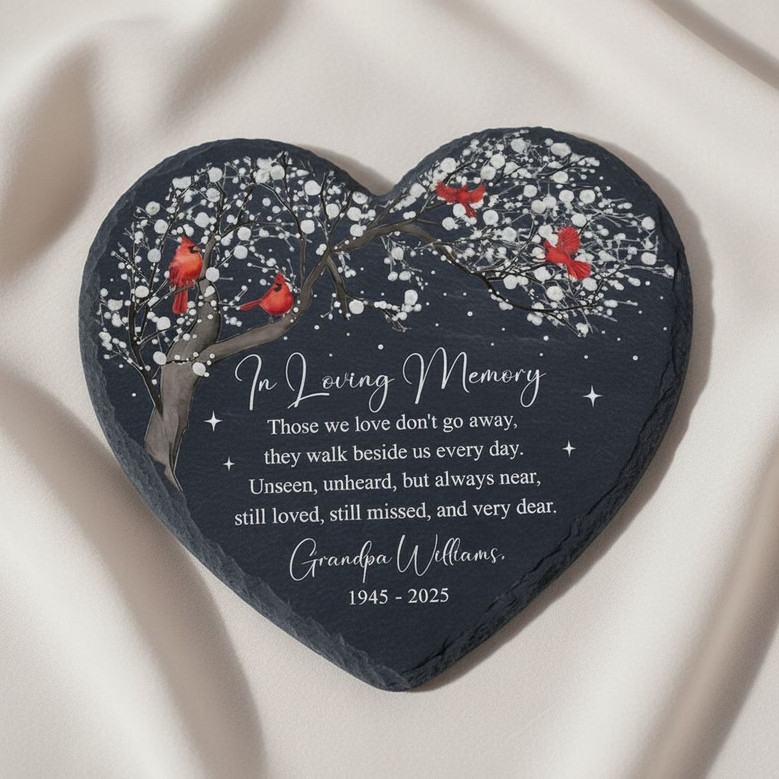 Always Near Custom Mom and Dad Memorial Garden Stone Gift