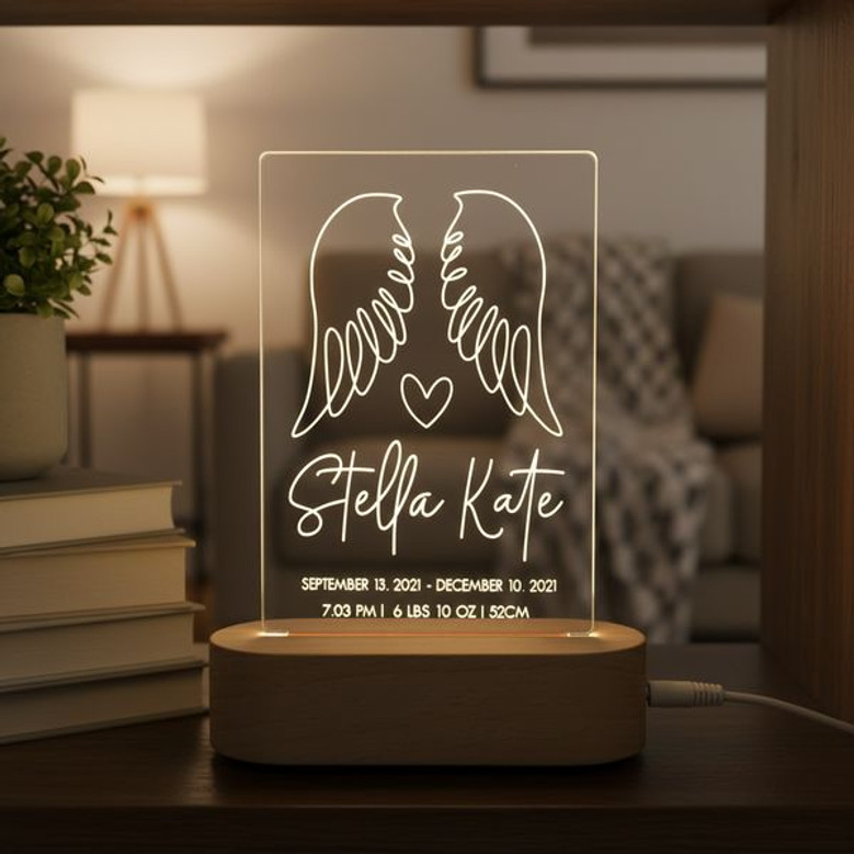 An Angels Gentle Glow Memorial Light Night for Infant Loss