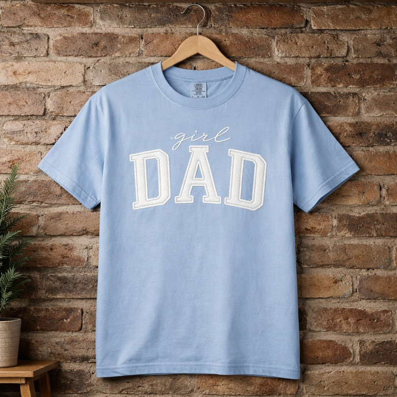 Daughter's Special Gift Embroidered Comfort Colors T-shirt Daughter's Special Gift Embroidered Comfort Colors T-shirt