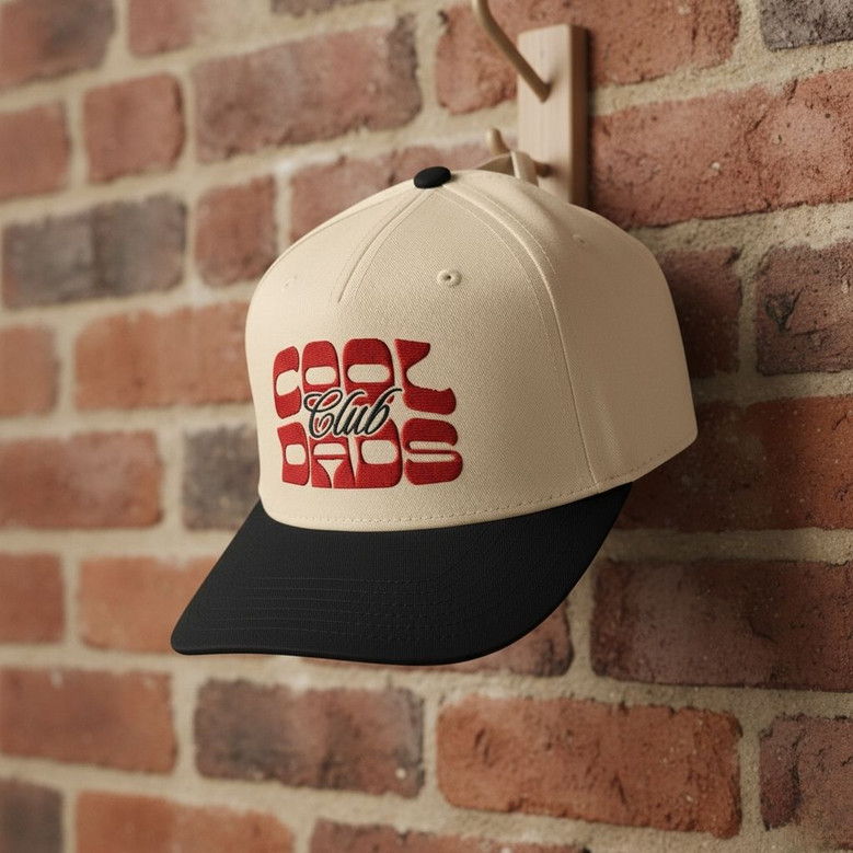 Embroidered Mid Profile Baseball Cap - Groovy Cool Dads Club Gift