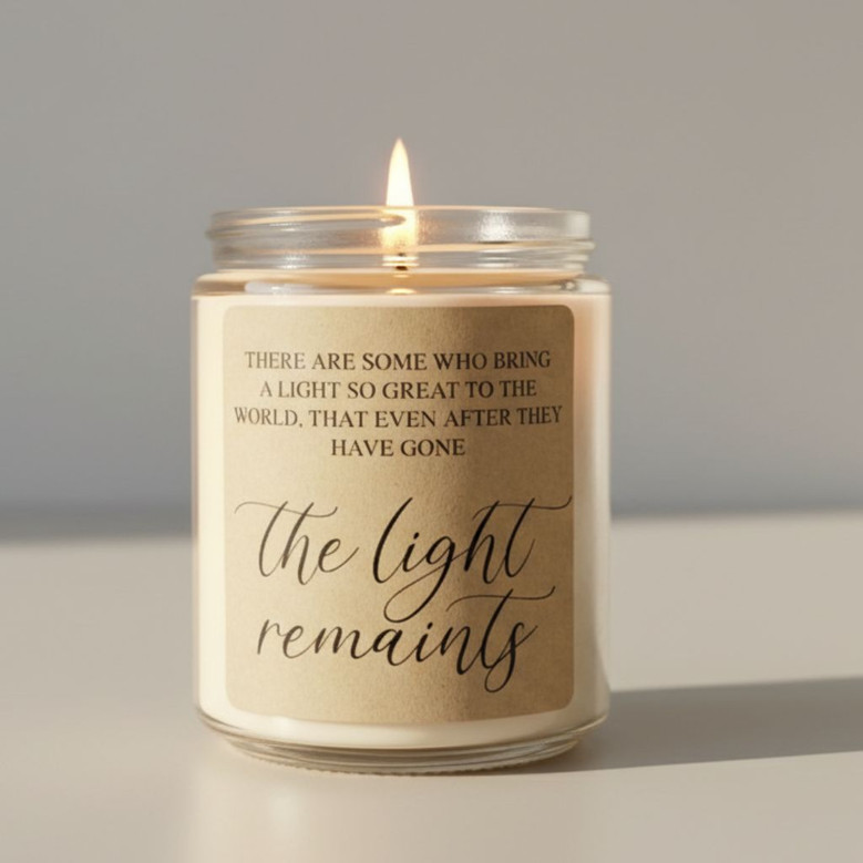 Eternal Glow The Light Remains Soy Wax Candle 9oz Sympathy Gift Eternal Glow The Light Remains Soy Wax Candle 9oz Sympathy Gift