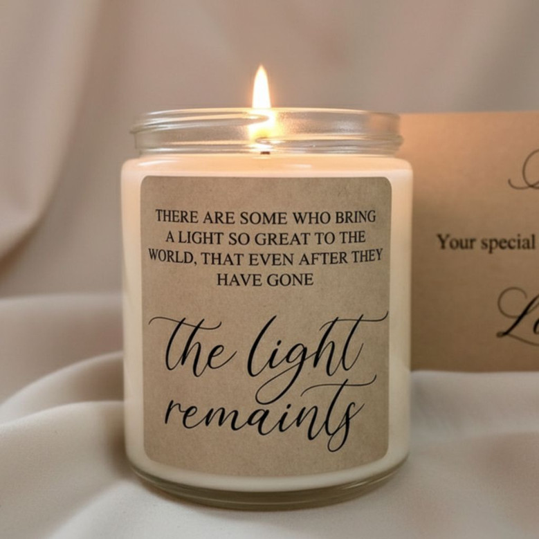 Eternal Glow The Light Remains Soy Wax Candle 9oz Sympathy Gift Eternal Glow The Light Remains Soy Wax Candle 9oz Sympathy Gift