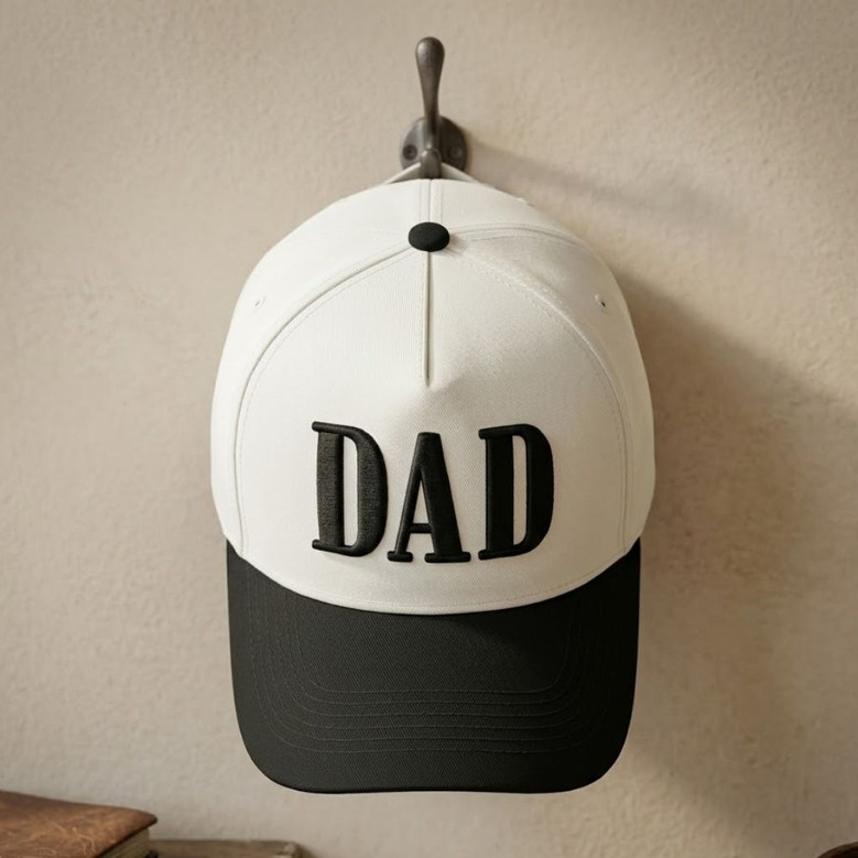 For a Modern Father - Embroidered Mid Profile Baseball Cap