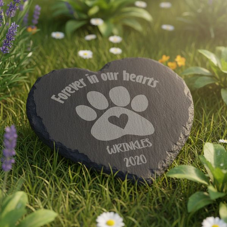 Forever Loyal Personalized Dog Memorial Garden Stone