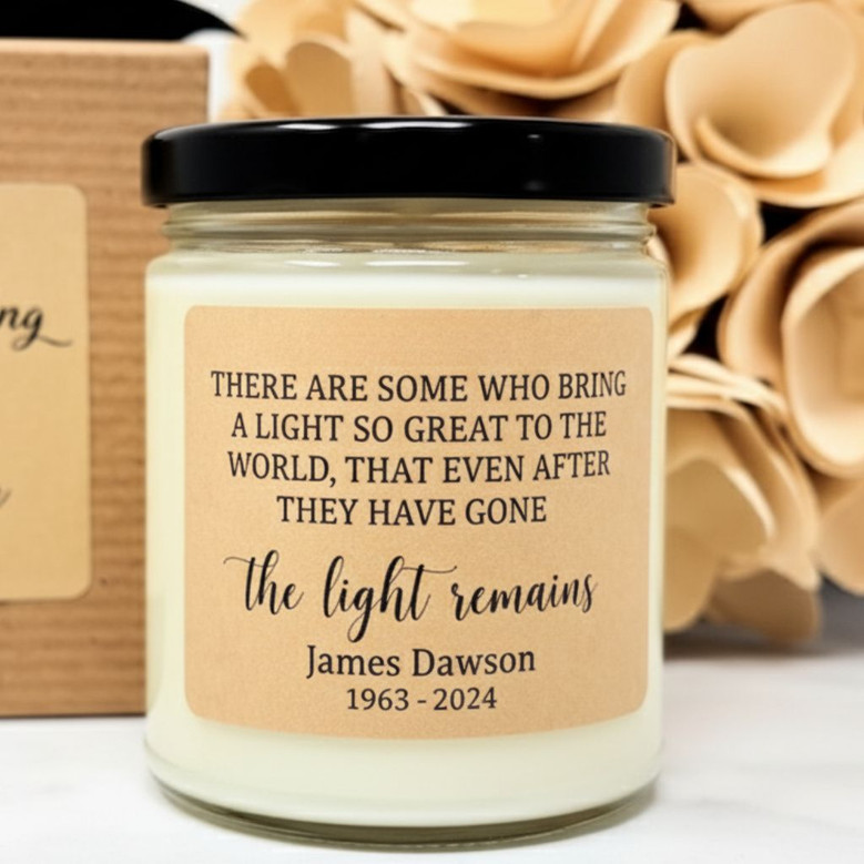 Glow of Remembrance Parent Memorial 9oz Soy Wax Candle
