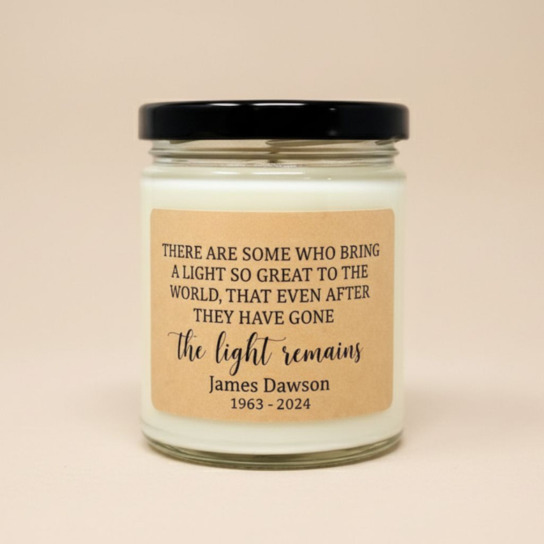 Glow of Remembrance Parent Memorial 9oz Soy Wax Candle