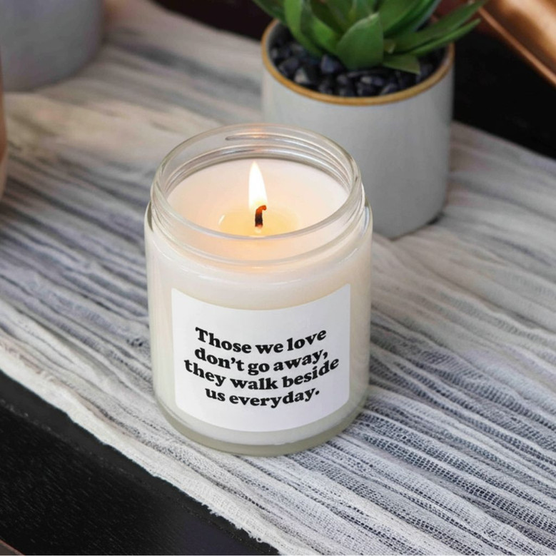 Healing Sympathy Tribute Soy Wax Candle 9oz Memorial