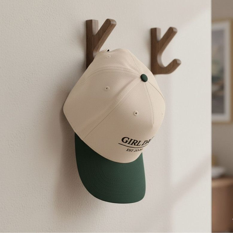 Heartfelt Girl Dad Custom Embroidered Mid Profile Baseball Cap