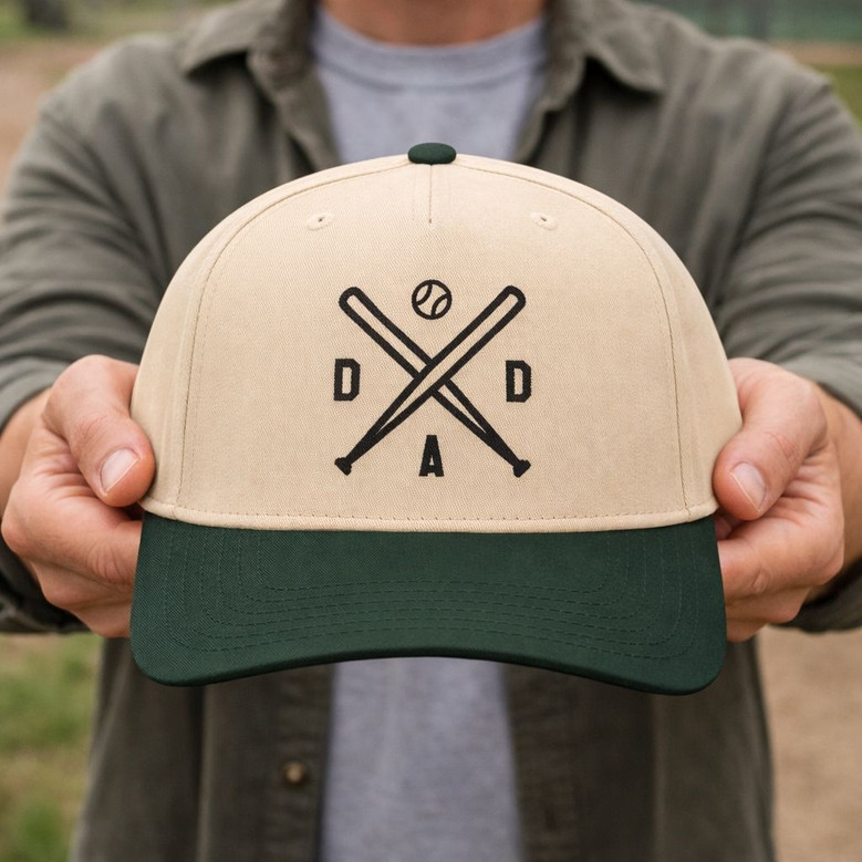 Honor Dad's Legacy - Embroidered Mid Profile Baseball Cap