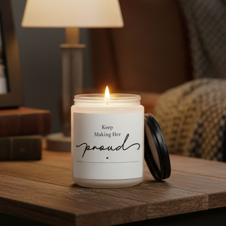Honor Her Spirit Soy Wax Candle 9oz Remembrance Gift Honor Her Spirit Soy Wax Candle 9oz Remembrance Gift