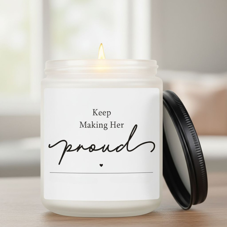 Honor Her Spirit Soy Wax Candle 9oz Remembrance Gift Honor Her Spirit Soy Wax Candle 9oz Remembrance Gift