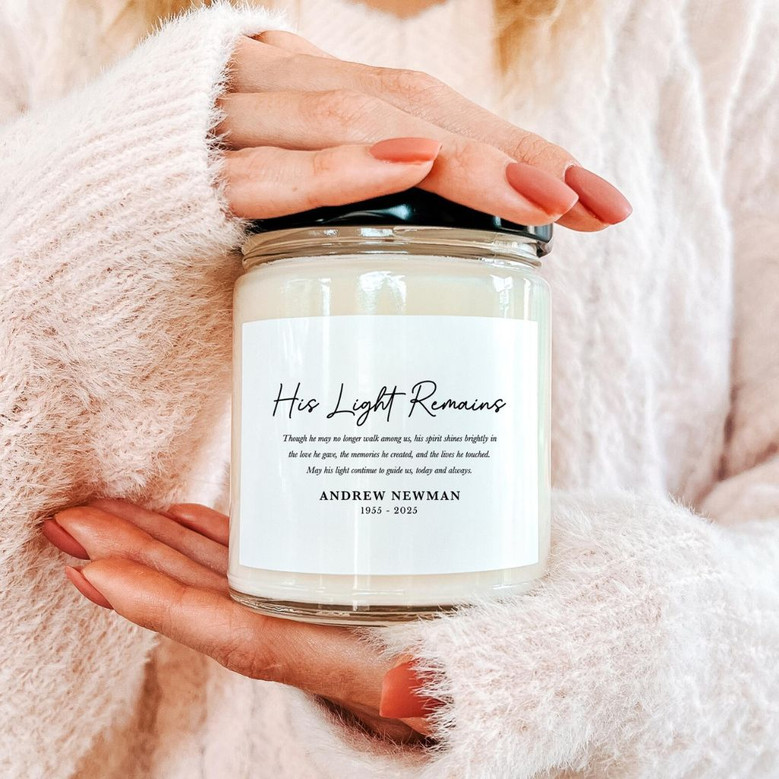Honor Their Spirit Personal 9oz Soy Wax Candle Tribute Honor Their Spirit Personal 9oz Soy Wax Candle Tribute