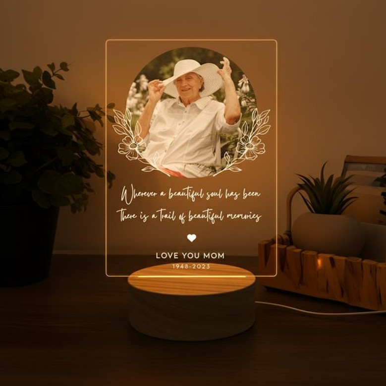 Honoring Her Legacy Custom Mother Memorial Light Night Plaque Honoring Her Legacy Custom Mother Memorial Light Night Plaque