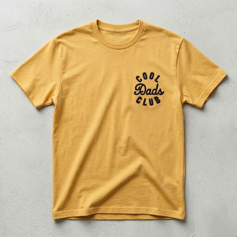 Join the Cool Dads Club - Embroidered Comfort Colors T-shirt