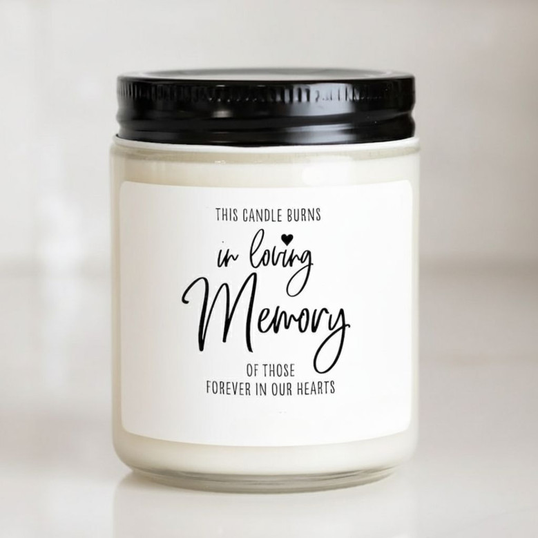 Kindness and Light Custom Soy Wax Candle 9oz Sympathy Gift