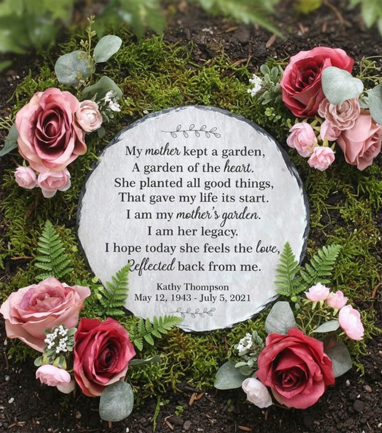 Lasting Tribute Engraved Slate Memorial Garden Stone Lasting Tribute Engraved Slate Memorial Garden Stone