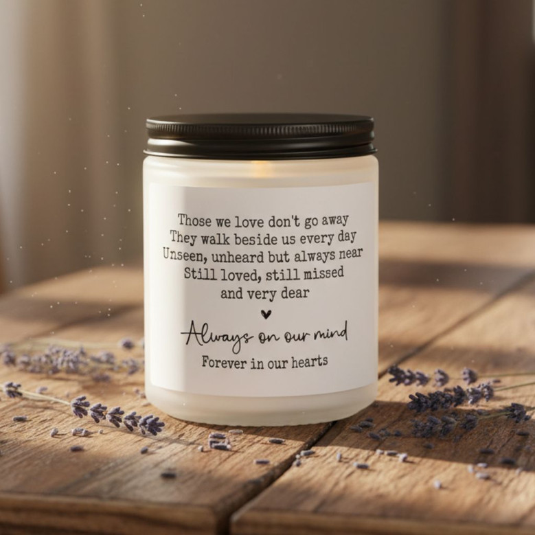 Lavender Calm Soy Wax Candle 9oz Bereavement and Sympathy Gift Lavender Calm Soy Wax Candle 9oz Bereavement and Sympathy Gift