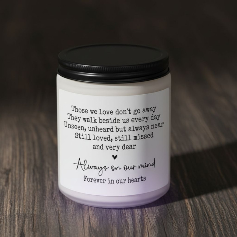 Lavender Calm Soy Wax Candle 9oz Bereavement and Sympathy Gift Lavender Calm Soy Wax Candle 9oz Bereavement and Sympathy Gift