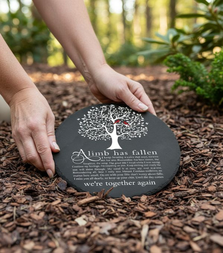 Rooted in Love A Limb Has Fallen Memorial Garden Stone Rooted in Love A Limb Has Fallen Memorial Garden Stone