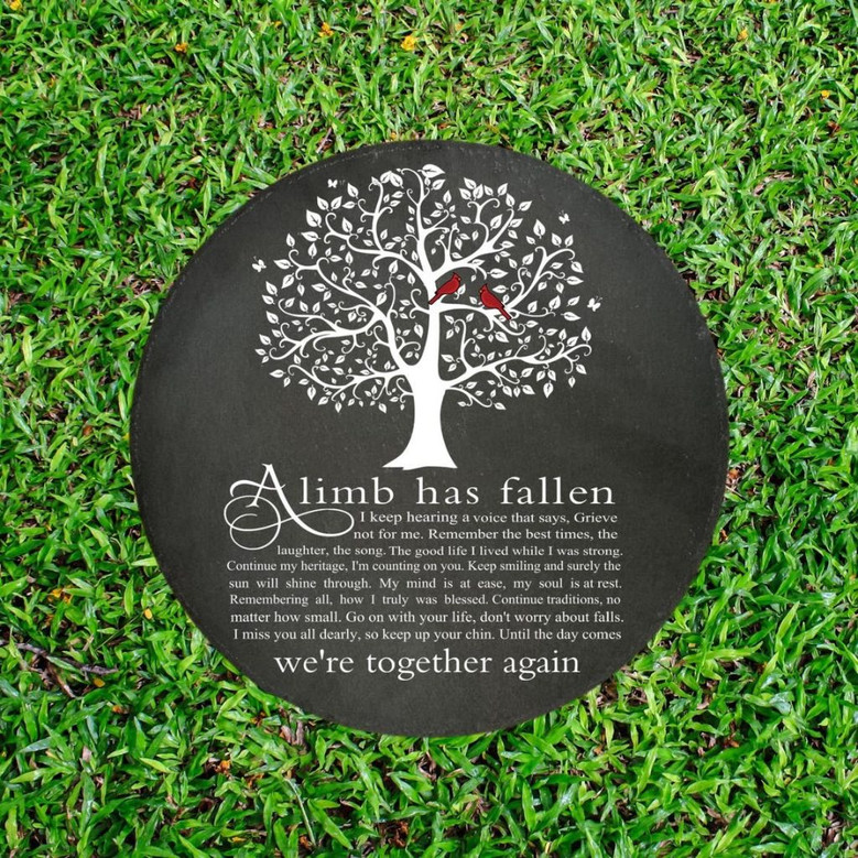 Rooted in Love A Limb Has Fallen Memorial Garden Stone Rooted in Love A Limb Has Fallen Memorial Garden Stone