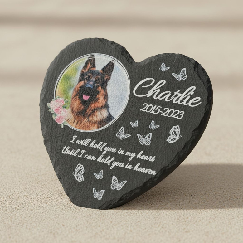 Silent Pawsteps Custom Pet Memorial Garden Stone Silent Pawsteps Custom Pet Memorial Garden Stone
