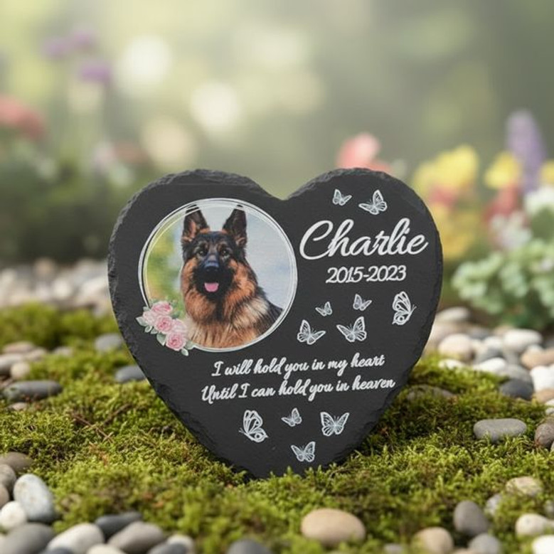 Silent Pawsteps Custom Pet Memorial Garden Stone Silent Pawsteps Custom Pet Memorial Garden Stone
