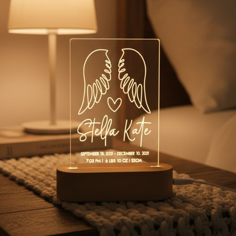 An Angels Gentle Glow Memorial Light Night for Infant Loss